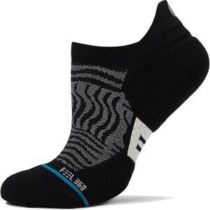 Stance Parallels Light Cushion Run Sock Black SM (Women's Shoe 5-7.5)